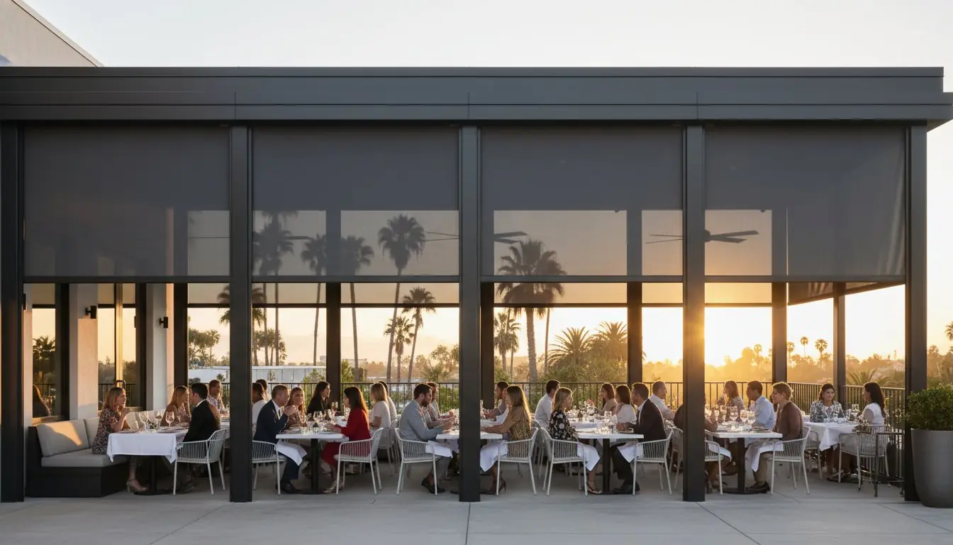 Automated Exterior Screens for Restaurants: The Ultimate Guide to Extending Your Dining Season