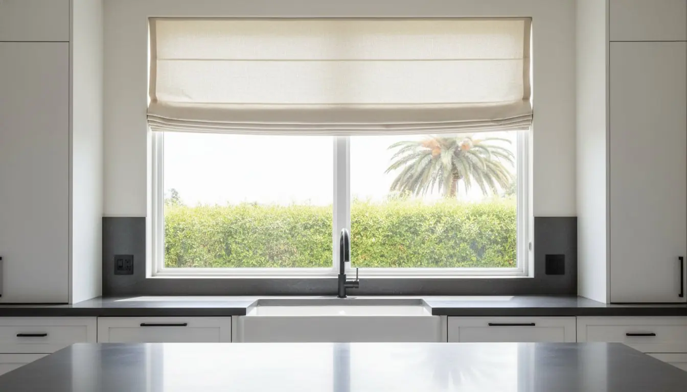 Custom Roman Shades for Kitchen Windows: A Guide to Culinary Luxury
