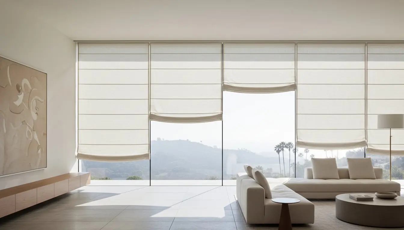 Lutron Roman Shades in Los Angeles: The Curated Buying Guide for Luxury Estates