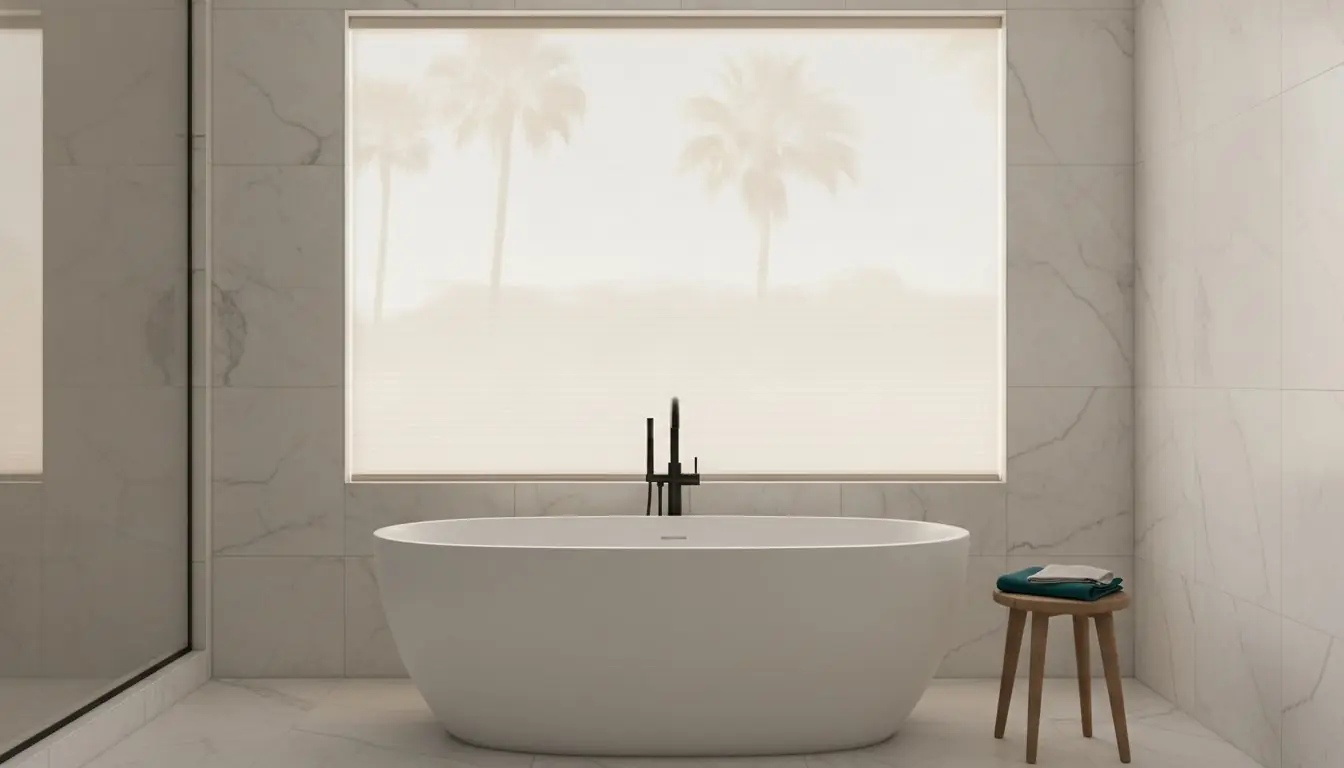 Bathroom Window Treatments for Privacy: A Guide to Luxury and Humidity Resistance