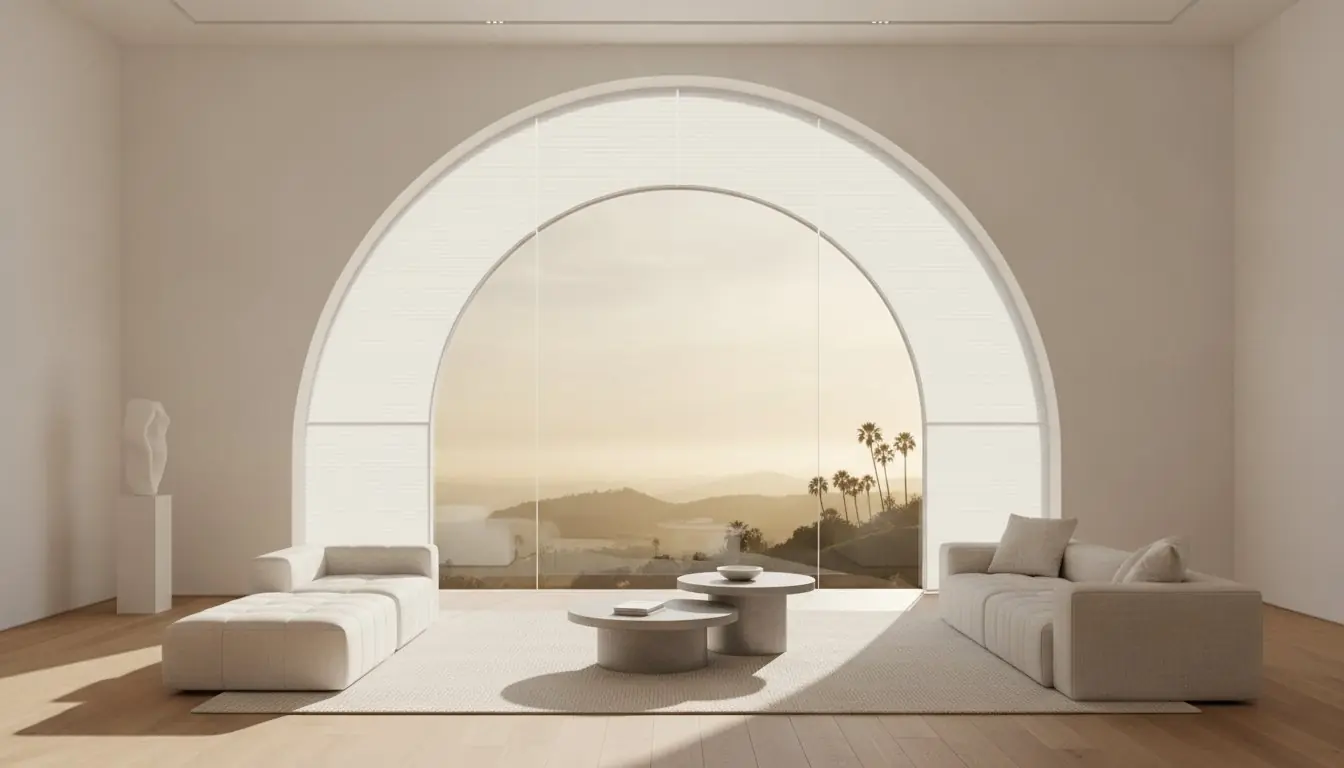 Custom Window Coverings for Arched Windows: A Guide to Curated Luxury