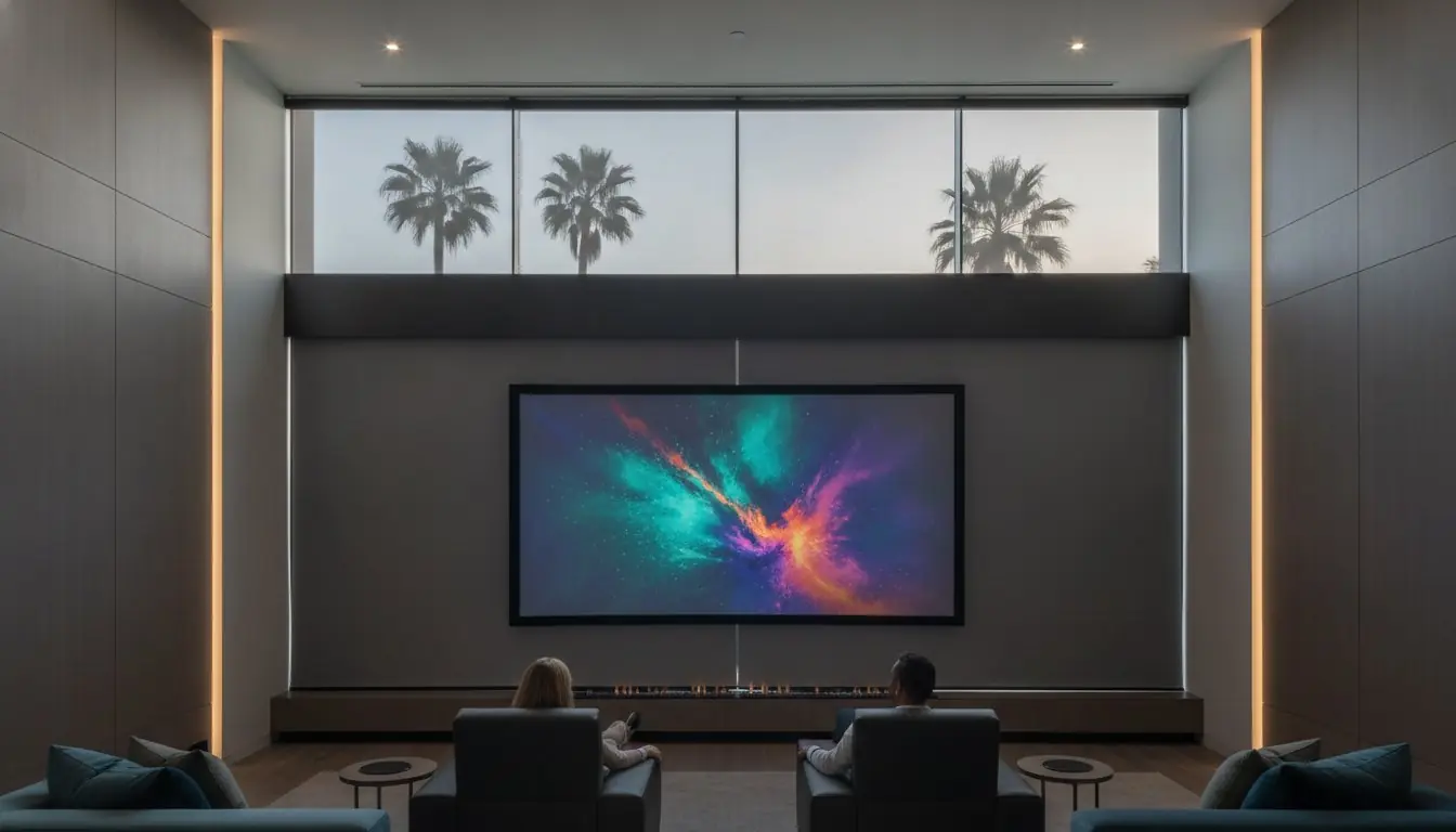 Lutron Shades for Home Theatres in Los Angeles: The Connoisseur’s Guide to Cinematic Light Control