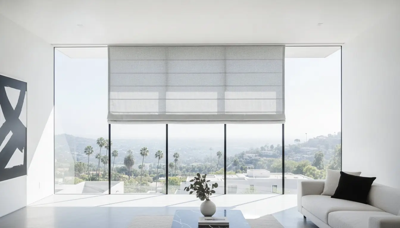 Motorized Roman Shades Los Angeles: The Connoisseur’s Guide to Smart Elegance