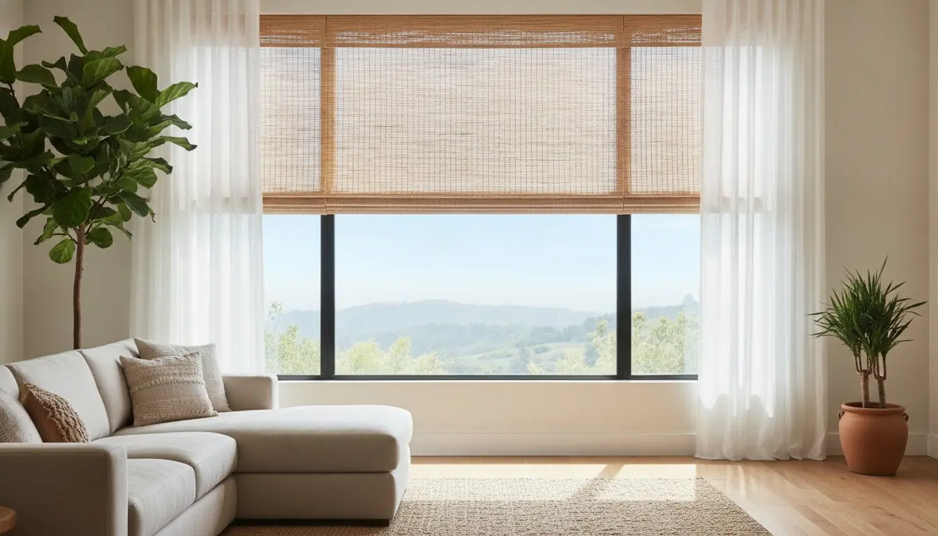 Woven Wood Shades for Bohemian Homes: Natural Luxury Guide
