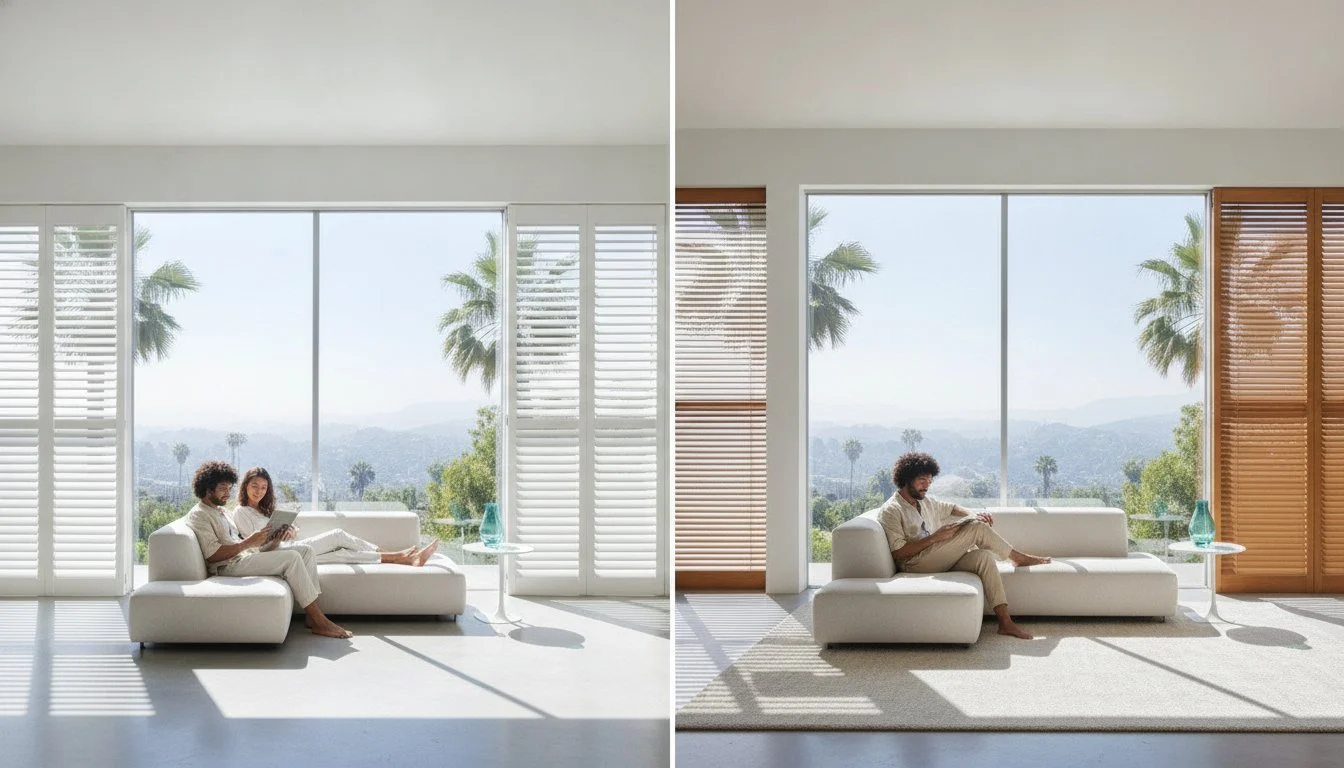 Wood Blinds vs. Plantation Shutters: A Connoisseur’s Guide to Luxury Window Treatments