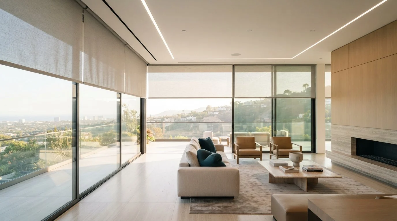 Automated Shades for Floor-to-Ceiling Windows: 2026 Guide