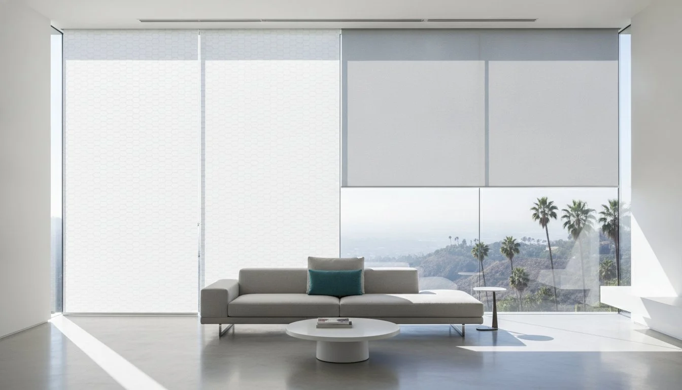 Honeycomb vs. Roller Shades: Luxury Los Angeles Guide